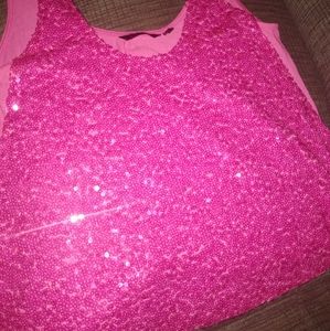 Sofia vergapa spaghetti strap crop top